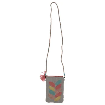 Sac à bandoulière (Gris, Multicolore) de Tranquillo Coton biologique