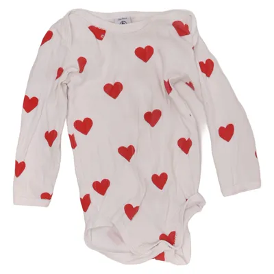 Body (White, Red) from Petit Bateau Cotton