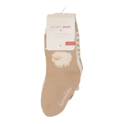 Strumpor (Beige, Vit) från Bornino Bomull, Elastan, Polyamid