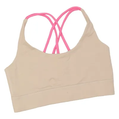 Sport-BH (Beige, Pink) von Hey Honey Elasthan, Polyamid