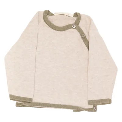 Pull-over (Beige, Vert) de Sense Organics Coton biologique