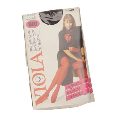Collants en nylon (Rouge) de Viola Coton, Polyamide