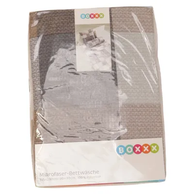 Bed set (Blue, Gray, Brown) from Boxxx Polyester