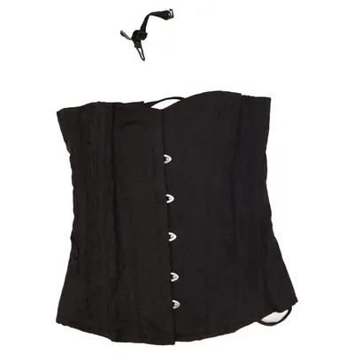 Corset (Black) Cotton, Polyester