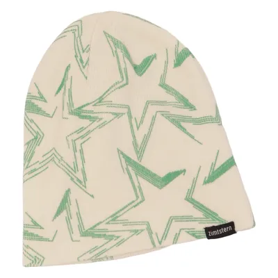 Beanie-Mütze (Weiß, Grün) von Zimtstern