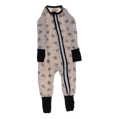 Barboteuse (Beige, Noir, Multicolore) de Little Sleepies Bambou, Élasthane