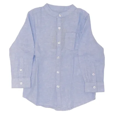 Shirt (Blauw) van Monoprix Linnen