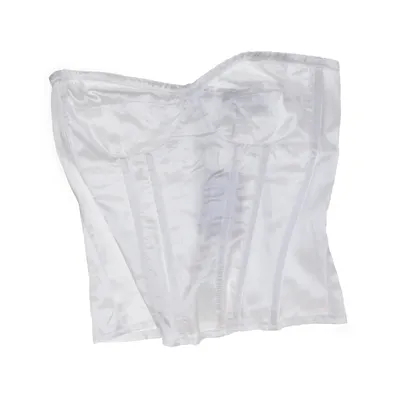 Bustier (Vit) från PrettyLittleThing Elastan, Polyester