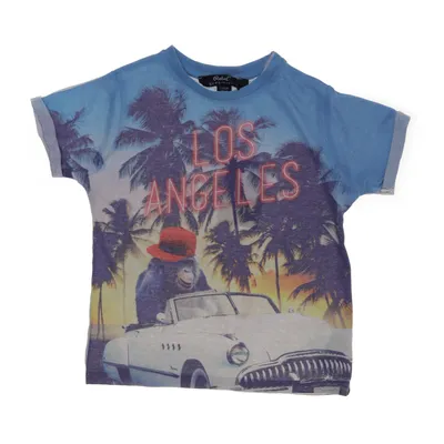 T-shirt (Blå, Flerfärgad) från Rebel by Primark Bomull