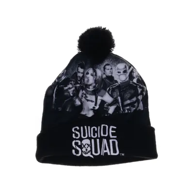 Toppluva (Svart, Vit) från Suicide Squad Akryl, Polyester