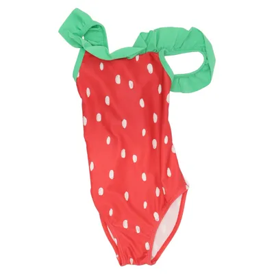 Maillot de bain une pièce (Rouge, Vert, Blanc) de Fanny Élasthane, Polyester