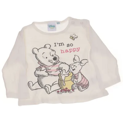 Långärmad t-shirt (Vit, Flerfärgad) från Disney Baby Bomull