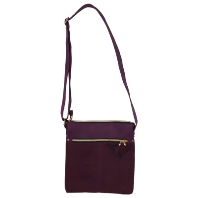 Shoulder-bag (Purple) from Lin Lin Polyester