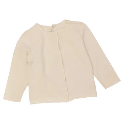 Cardigan (Hvid) fra Gray Label Elastan, Økologisk bomuld
