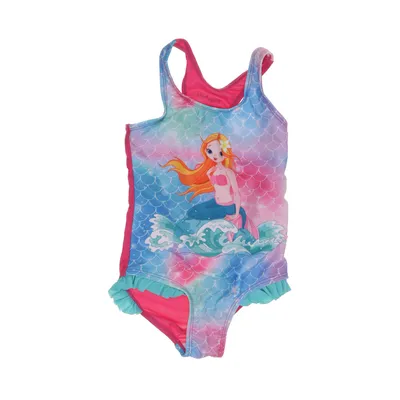 Badpak (Blauw, Roze, Meerkleurig) van Playshoes Elastaan, Polyester