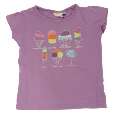 T-shirt (Violet) de Åhléns Kids Coton, Élasthane