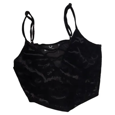 Bustier (Svart) från Killstar Elastan, Polyester