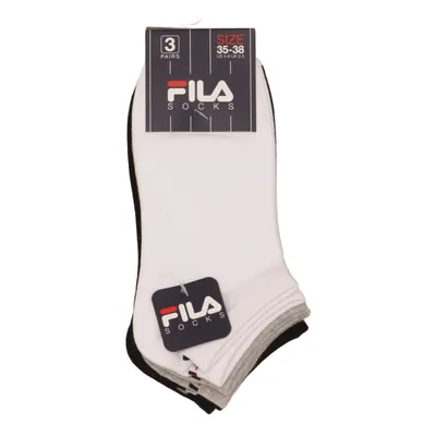 Strømper (Hvid, Sort, Grå) fra Fila Bomuld, Elastan, Polyester