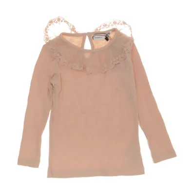 Top (Pink) fra Name It Elastan, Økologisk bomuld, Polyester