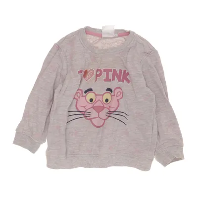 Collegetröja (Grå, Rosa, Flerfärgad) från Pink Panther Bomull, Polyester