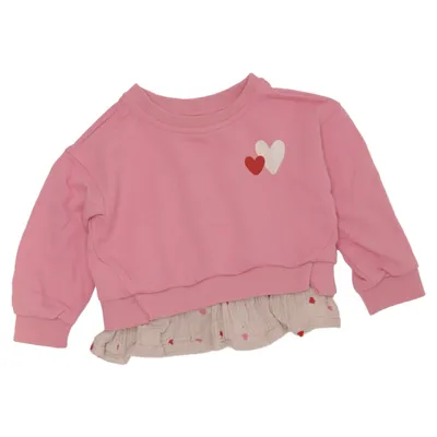 Sweatshirt (Pink, Beige, Multicolored) from Dopo Dopo Baby Cotton, Polyester