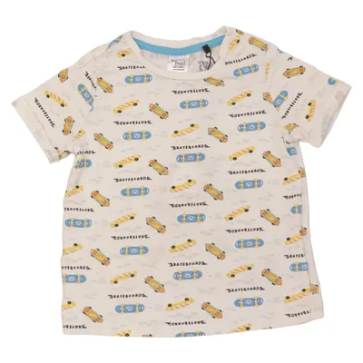 T-shirt (Blanc, Multicolore) de Pocopiano Coton
