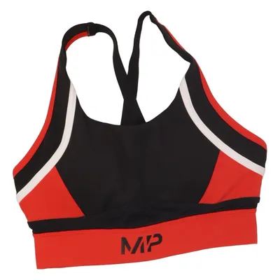 Sports bra (Black, Red, White) from MyProtein Elastane, Polyamide, Polyester
