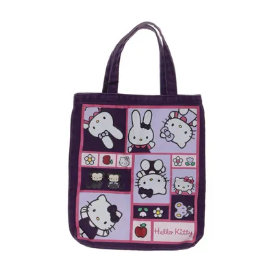 Tygpåse (Lila, Flerfärgad) från Hello Kitty Bomull