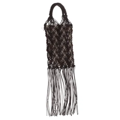 Handbag (Brown, Beige) from Zara Cotton, Polyurethane