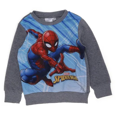 Sweatshirt (Gris, Multicolore) de Marvel Spiderman Polyester