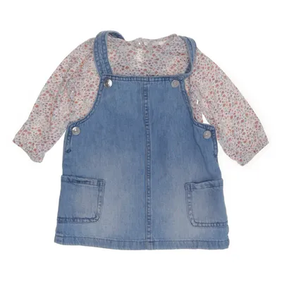 Hängselklänning (Blå, Flerfärgad) från H&M Bomull