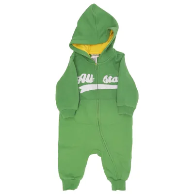 Grenouillère (Vert, Jaune) de Minizone Coton, Polyester