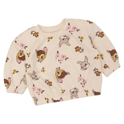 Sweatshirt (Hvid, Flerfarvet) fra Disney by Primark Bomuld, Polyester