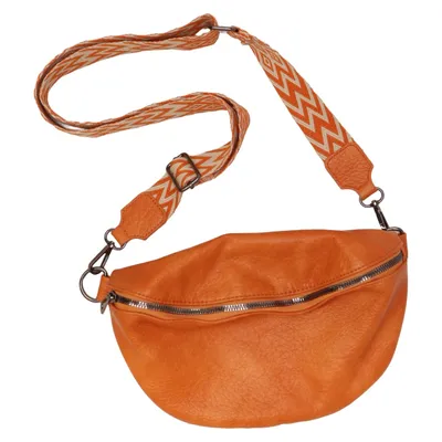 Waist bag (Orange, Multicolored) from CASAdiNOVA Polyurethane