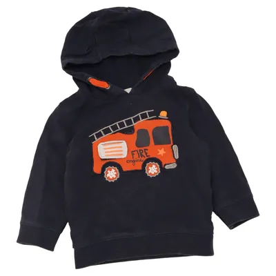 Hoodie (Blue, Orange) from Topomini Cotton