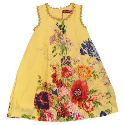 Dress (Yellow, Multicolored) from Salt and Pepper Cotton