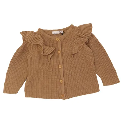 Cardigan (Brun) fra Feetje Bomuld