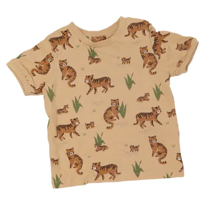 T-shirt (Beige, Meerkleurig) van Alana Katoen