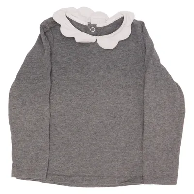 Långärmad t-shirt (Grå, Vit) från Jacadi Bomull