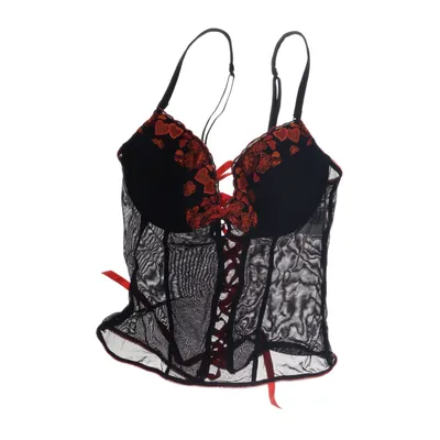 Bustier (Black, Red)