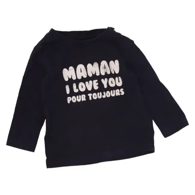 Lange mouwen shirt (Blauw) van Gémo Katoen, Elastaan