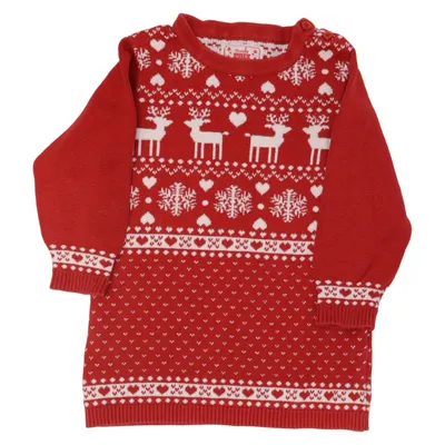 Christmas sweater (Red, White) from Young Dimension Cotton