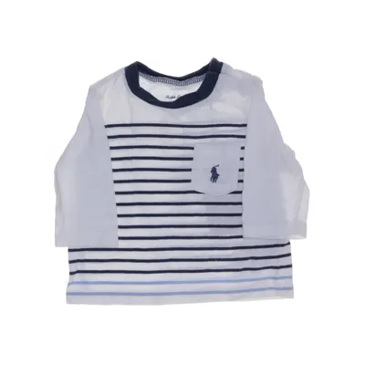 Long sleeve T-shirt (White, Blue) from Ralph Lauren Cotton