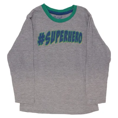 T-shirt à manches longues (Gris, Bleu, Vert) de Rebel by Primark