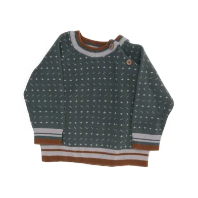 Tröja (Grön, Vit, Brun) från Alana Ekologisk bomull