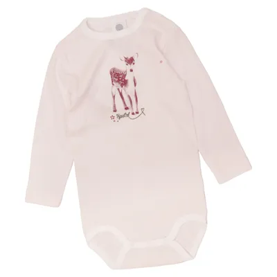 Body (Vit, Rosa) från Sanetta Bomull