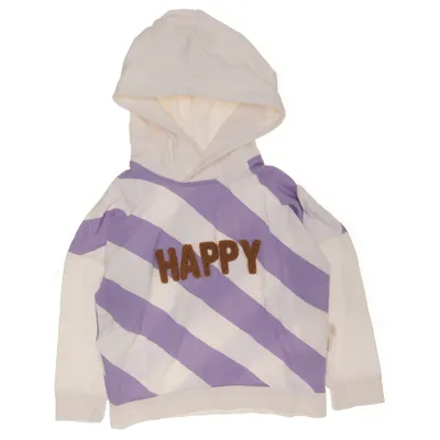 Hoodie (White, Purple) from Livly Organic cotton
