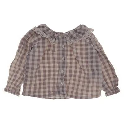 Pyjamatop (Lila, Wit) van Zara Katoen