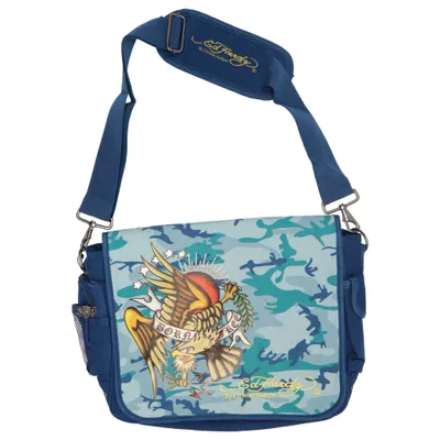 Shoulder-bag (Blue, Multicolored) from Ed Hardy by Christian Audigier