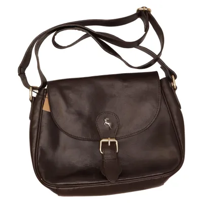 Shoulder-bag (Brown) from Ashwood Leather
